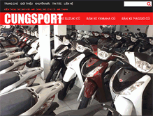 Tablet Screenshot of cungsport.com